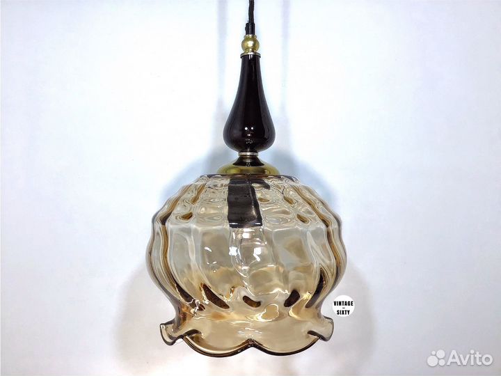 Светильник подвесной винтажный СССР 80-е гг