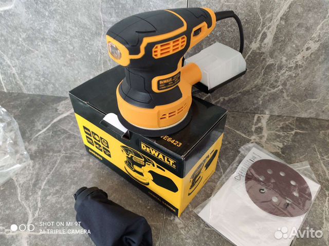 Эксцентриковая шлифмашинка dewalt