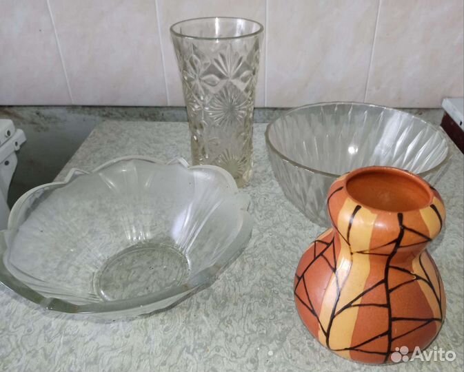 Ваза стекло