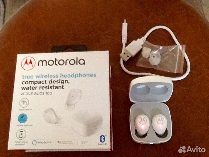 Беспроводные наушники motorola verve buds 100