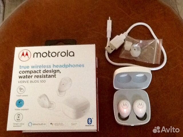 Беспроводные наушники motorola verve buds 100