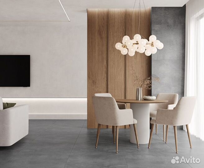 Concrete Courage Dark Grey темно-серый 60х60 Матовый