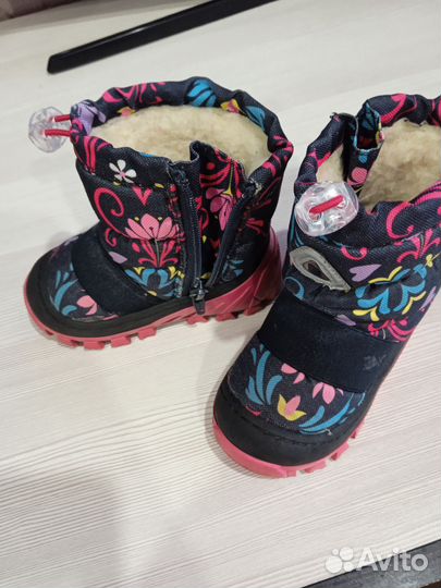 Сапожки зимние размер 20-21