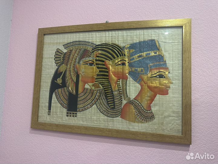 Египетский папирус картина