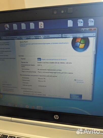 Ноутбук Hp elitebook 8460p метал корпус i5 ssd 148