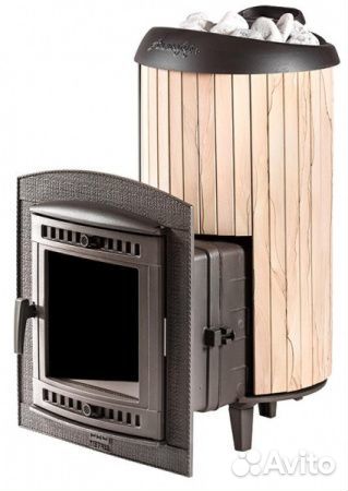 Печь банная Атмосфера-L (комб) сетка-ламель