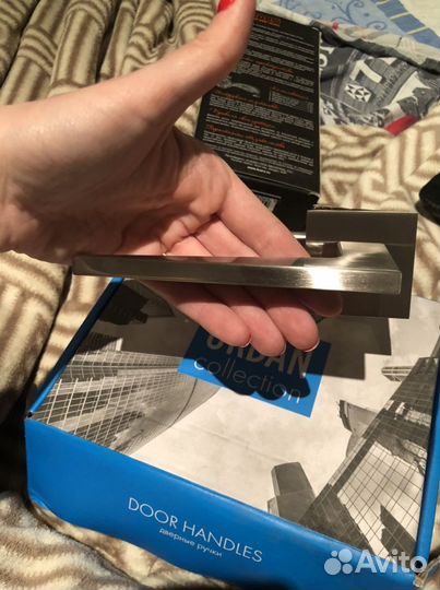 Дверные ручки межкомнатные с замком новые