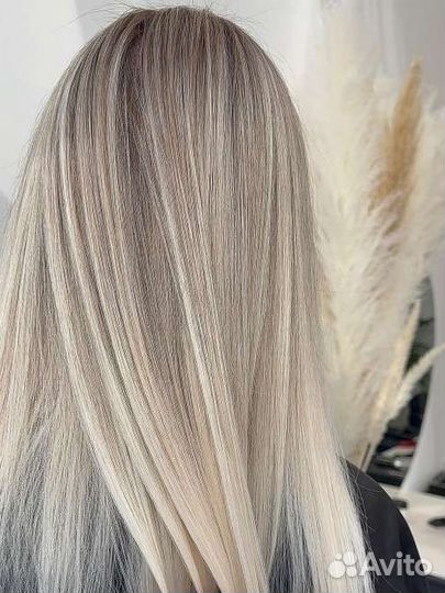 Окрашивание волос Блонд /Матирование/Уход