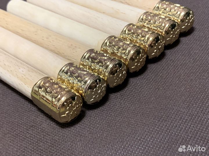 Газыри золотистые 14 шт