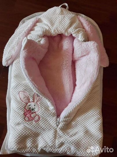 Конверт на выписку для девочки весна осень