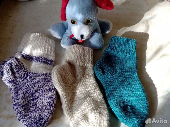 Носки шерстяные взрослые и детские