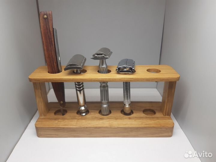 Подставка для бритв на 5 штук - Дуб