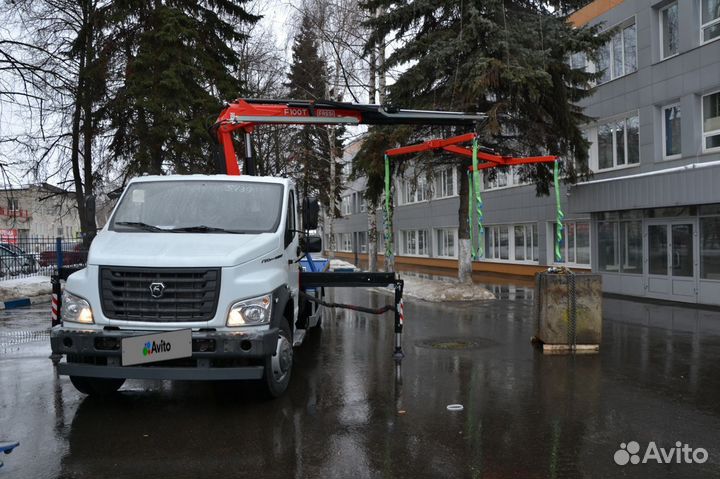 ГАЗ ГАЗон Next C41R13 с КМУ, 2024