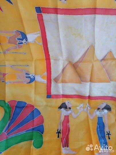 Шарф шёлковый батик шаль