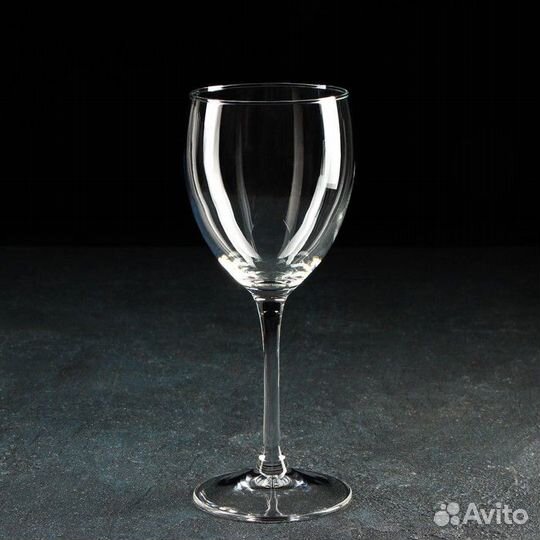 Набор стеклянных бокалов для вина 'Эталон', 350 мл