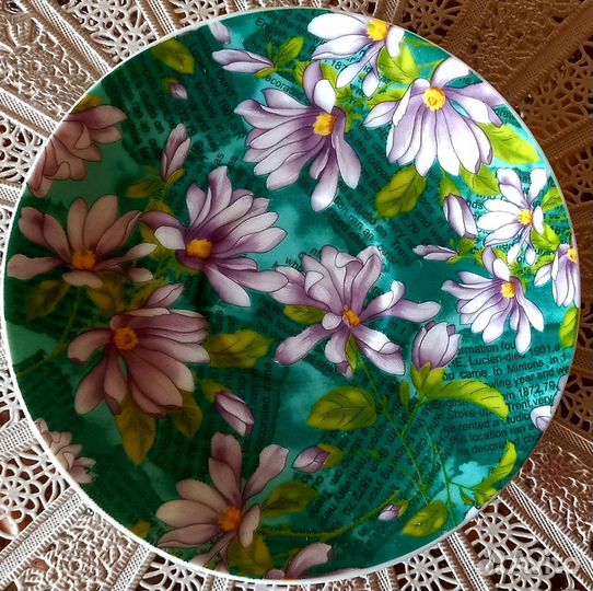 Костяной фарфоровый кофейно-чайный набор