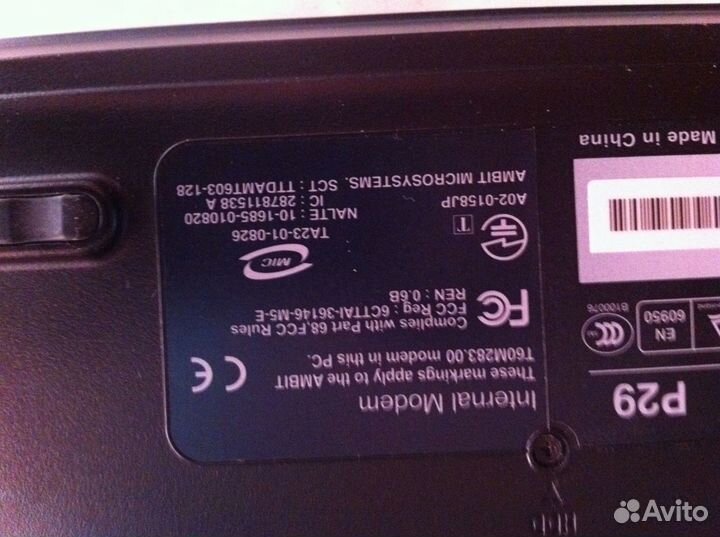 Ноутбук samsung Р-29 бу