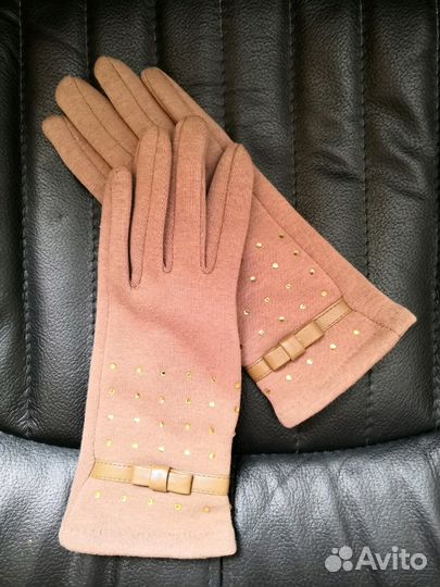 Перчатки трикотажные новые