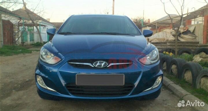 Реснички на фары Hyundai Solaris 1 (Дорестайлинг)