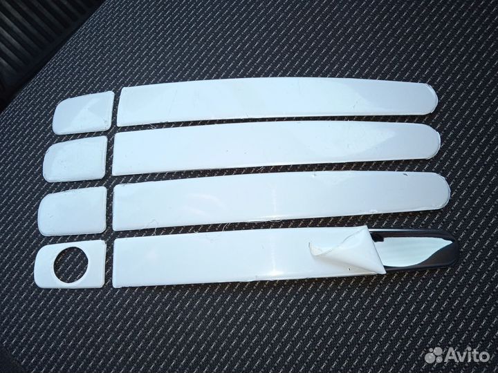 Накладки хром ручек дверей Toyota