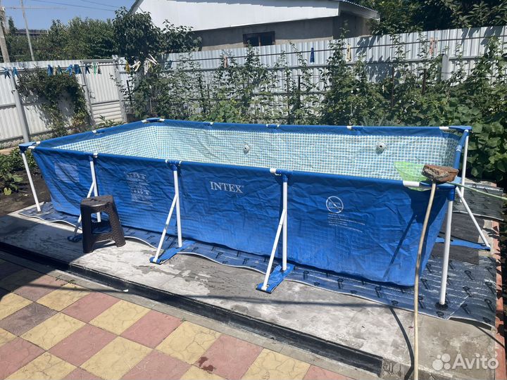 Каркасный бассейн бу