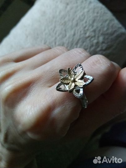 Серебряное кольцо винтаж