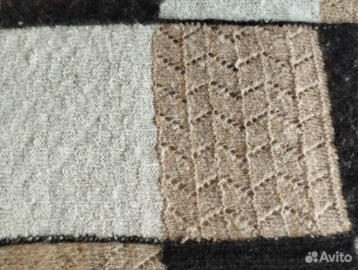 Одеяло из собачьей шерсти вязанное