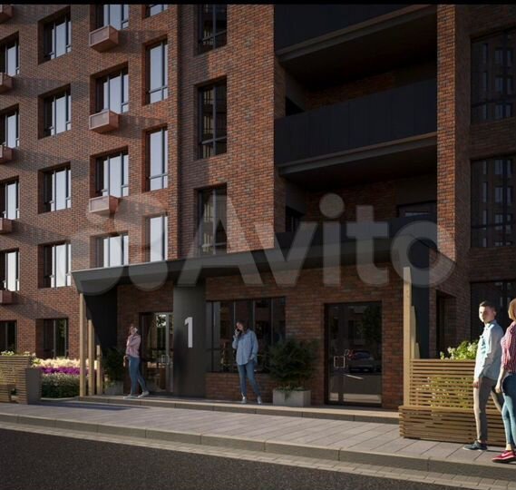 2-к. квартира, 56,8 м², 6/19 эт.