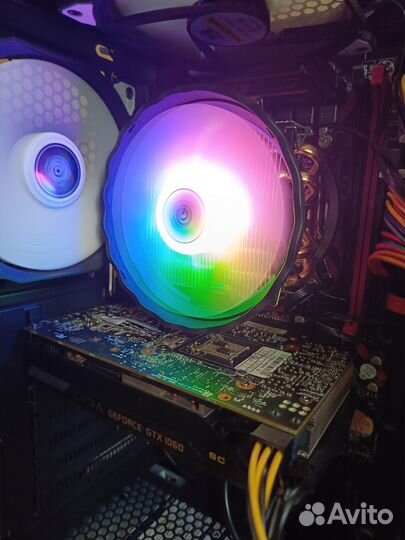 Компьютер Xeon 2670v3 24/12 ядер/ GeForce 1060 6Gb