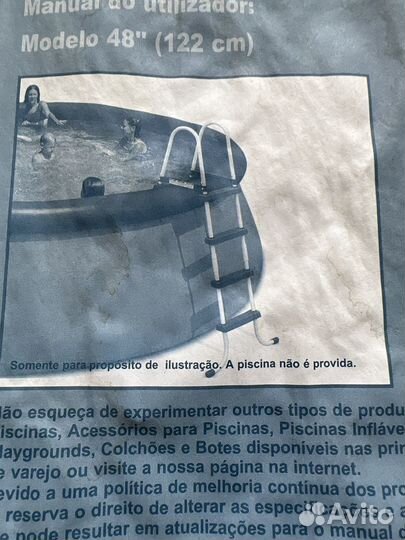 Круглый каркасный- металлический бассейн intex