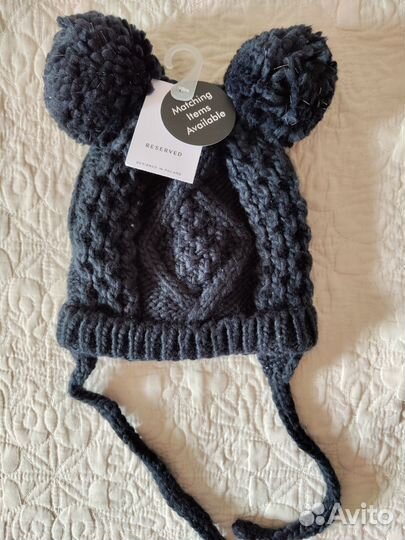 Шапка для девочки 2-4 года