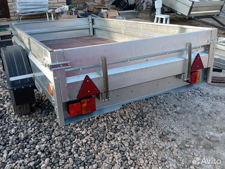 Прицеп 2,5*1,31м Цинк усиленный с подрамником