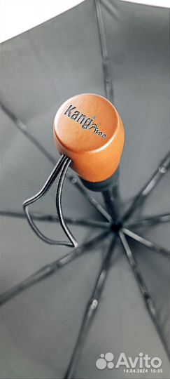 Зонт АВТОМАТ чёрный мужской, женский