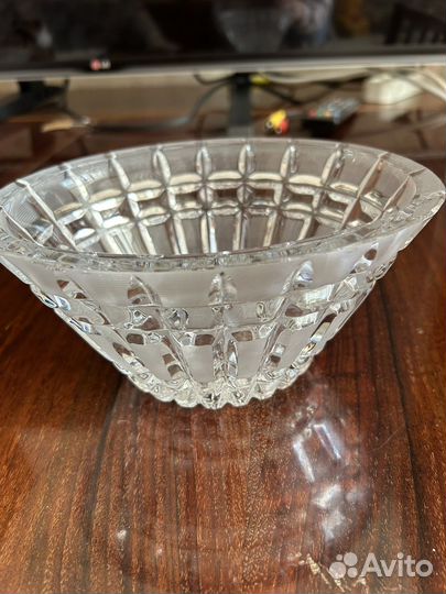 Салатник тарелочка хрусталь СССР новые