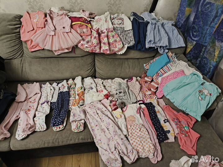 Пакет одежды для девочки 68-74