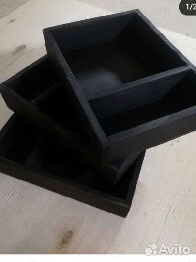 Салфетница из дерева