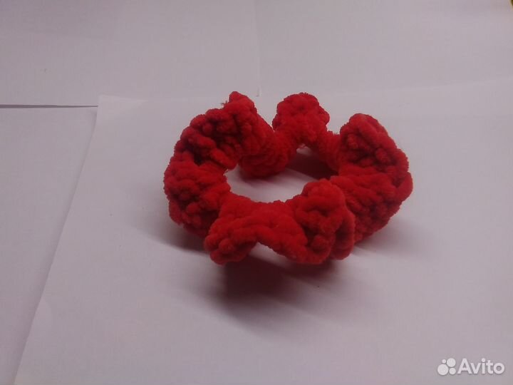 Вязаные резиночки для волос
