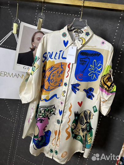 Костюм из натурального шелка Zimmerman