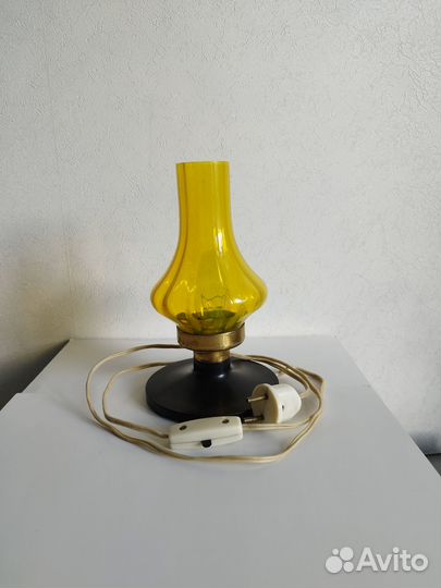 Лампа ночник Красный май СССР