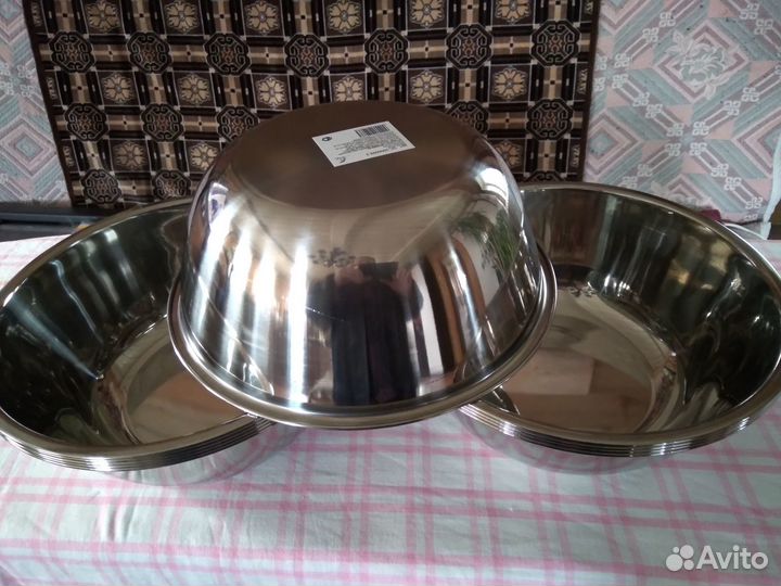 Таз/миска нержавейка/алюминий 3-16 литров