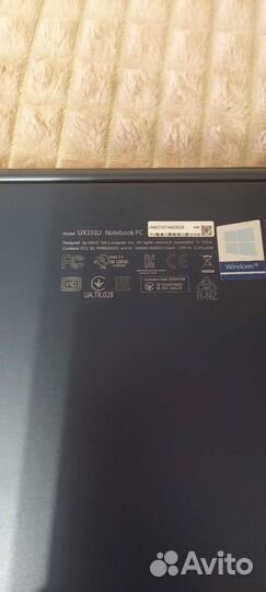 Asus zenbook core i5 8th gen UX331U