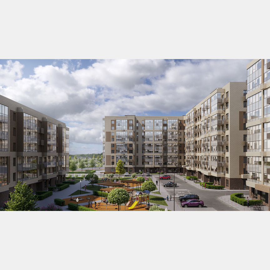 1-к. квартира, 53,5 м², 2/9 эт.