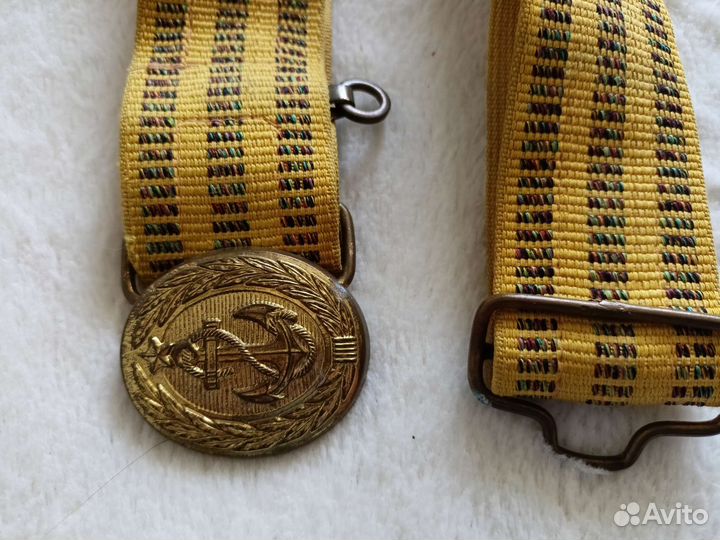 Ремень офицерский парадный вмф СССР