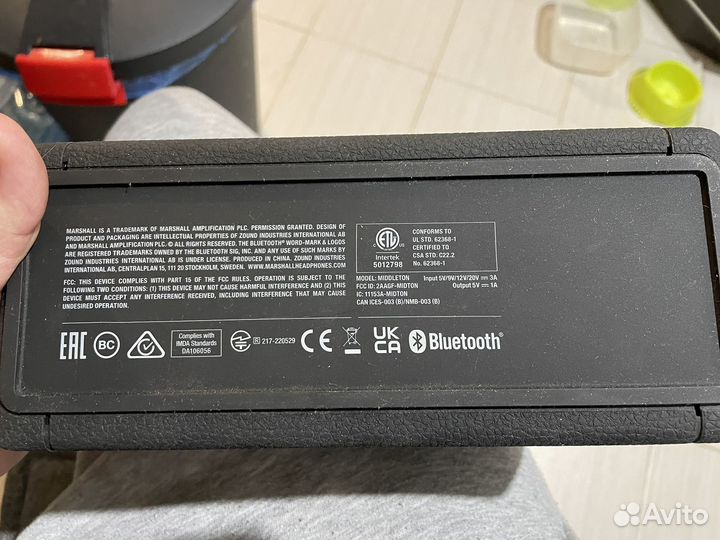 Портативная Bluetooth колонка Marshall Middleton