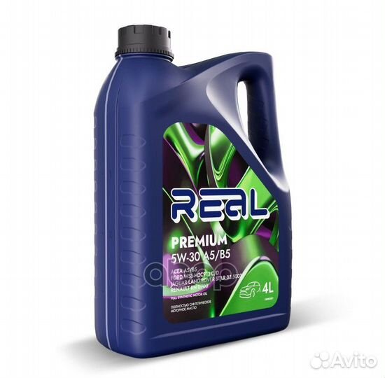 Real premium 5W30 A5/B5 Масло моторное синт. 4L