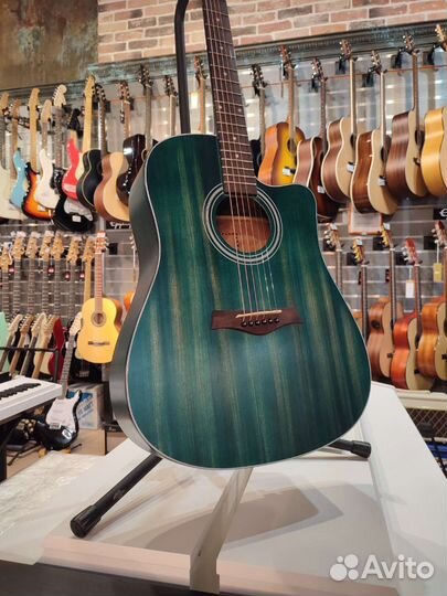 Акустическая гитара Flight D-155C MAH BL