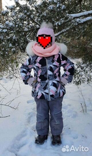 Зимний костюм для девочки,шапка в подарок