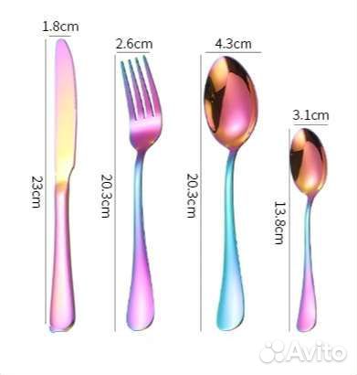 Набор столовых приборов на 6 персон