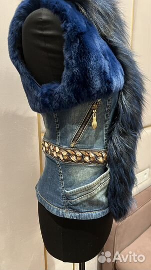 Жилетка меховая женская