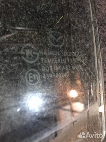 Стекло заднее левое Mazda 3 Хэтчбек BL 1.6 Z6 2011